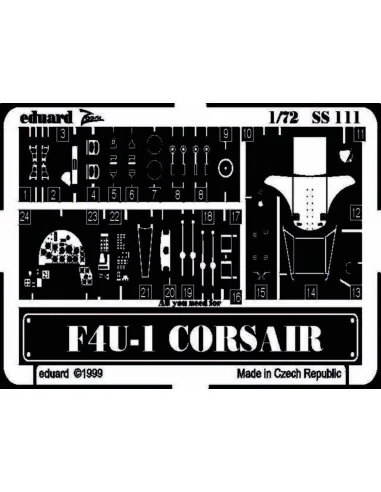 F4U-1 Corsair, 1/72 - Eduard Accessories SS111