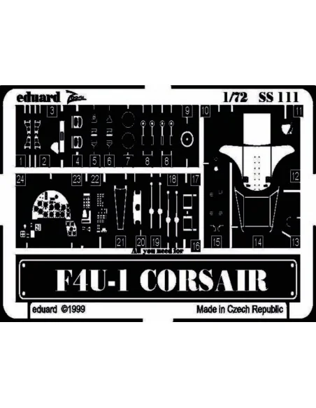 [NO_DESC] F4U-1 Corsair, 1/72 - Eduard Accessories SS111