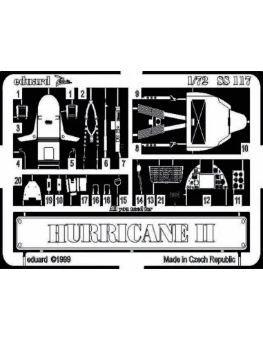 Hurricane II, 1/72 - Eduard Accessories SS117