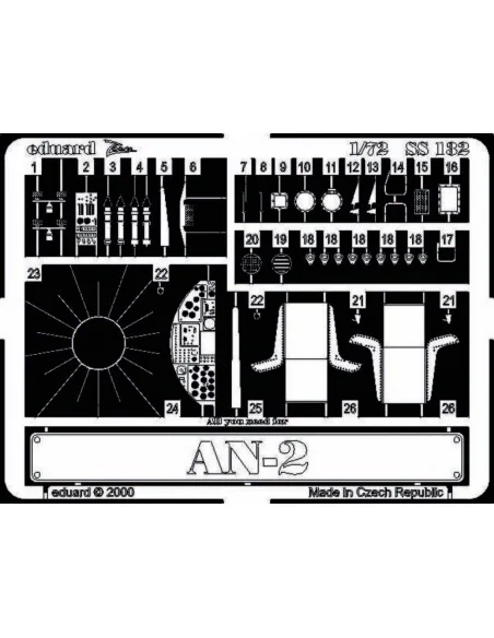 Antonov An-2, 1/72 - Eduard Accessories SS132