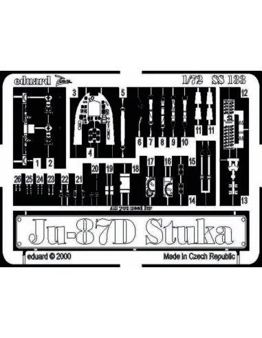 [NO_DESC] Ju-87D Stuka, 1/72 - Eduard Accessories SS133