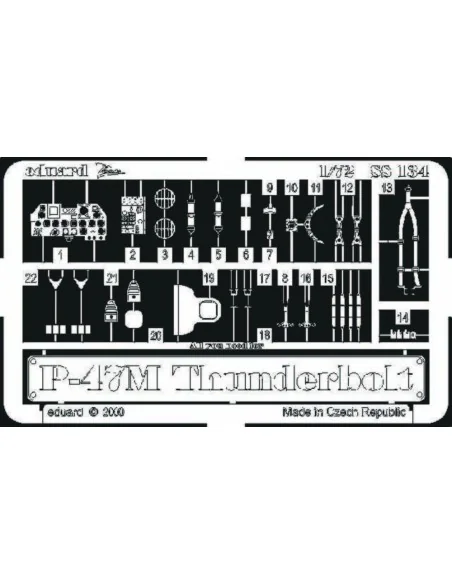 [NO_DESC] P-47M Thunderbolt, 1/72 - Eduard Accessories SS134