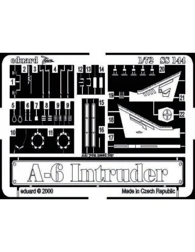 A-6 Intruder, 1/72 - Eduard Accessories SS144