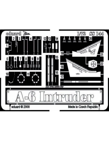 A-6 Intruder, 1/72 - Eduard Accessories SS144