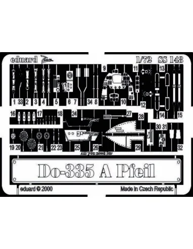 Do-335 A Pfeil, 1/72 - Eduard Accessories SS148