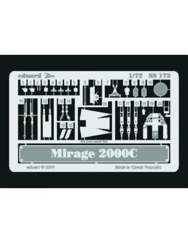 Mirage 2000C, 1/72 - Eduard Accessories SS172
