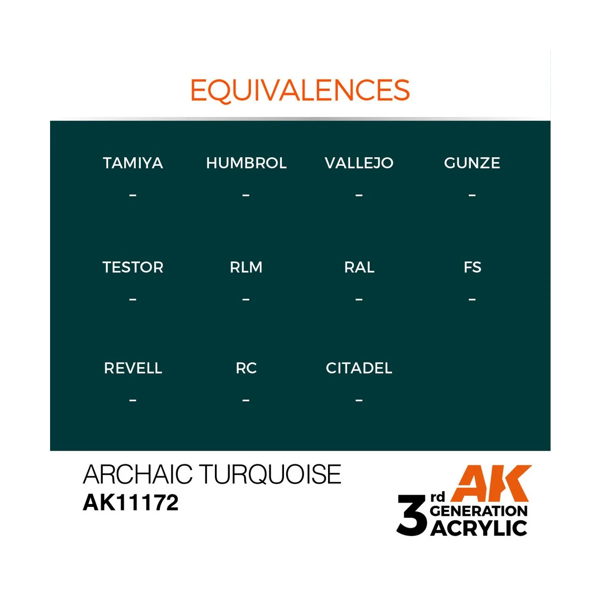 Archaic Turquoise 17ml - AK Interactive AK11172