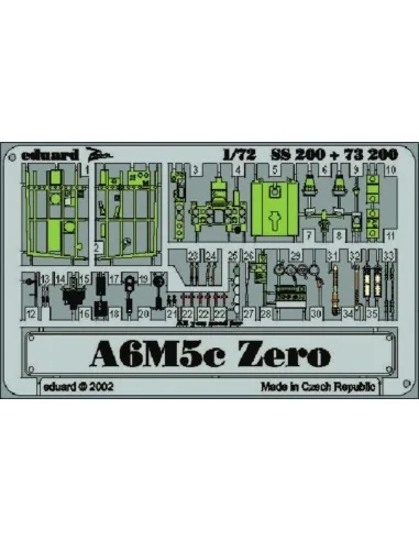 A6M5c Zero, 1/72 - Eduard Accessories SS200