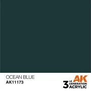 Ocean Blue 17ml - AK Interactive AK11173 Ocean Blue 17ml - AK Interactive AK11173