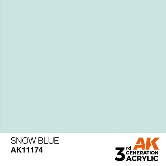 Snow Blue 17ml - AK Interactive AK11174 Snow Blue 17ml - AK Interactive AK11174