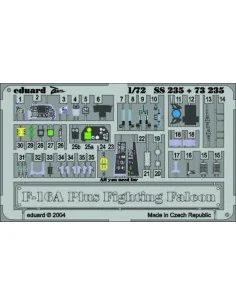 F-16A Plus Fighting Falcon Plus, 1/72 - Eduard Accessories SS235
