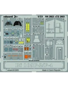 Bf 109F-2/F-4, 1/72 - Eduard Accessories SS262