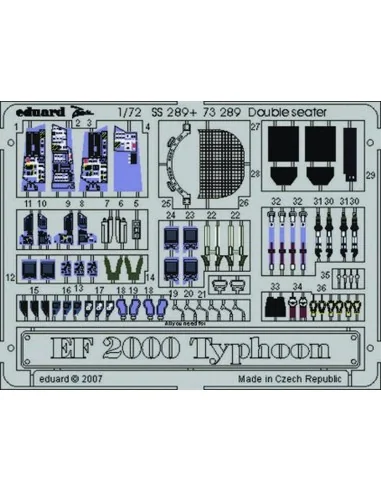 EF 2000 Typhoon Double seater für Revell-Bausatz, 1/72 - Eduard Acc...