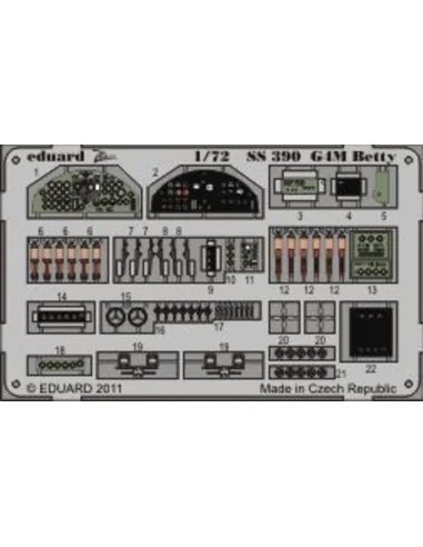 [NO_DESC] G4M Betty for Hasegawa, 1/72 - Eduard Accessories SS390