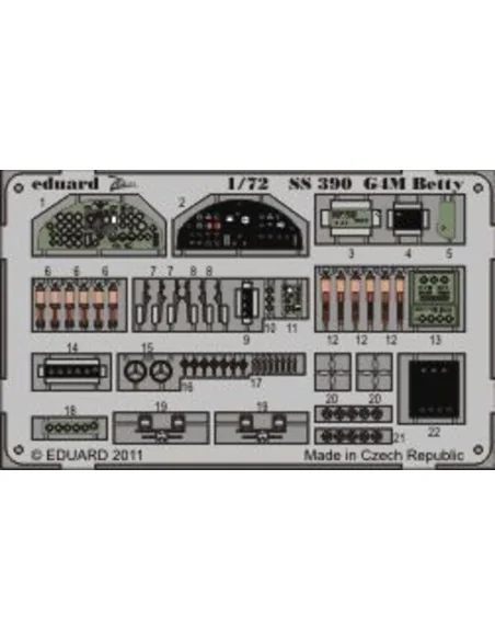 [NO_DESC] G4M Betty for Hasegawa, 1/72 - Eduard Accessories SS390