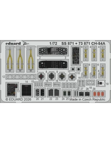 CH-54A for ICM, 1/72 - Eduard Accessories SS871