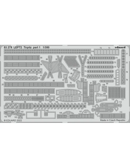 Tirpitz, 1/350 - Eduard Accessories BIG5365