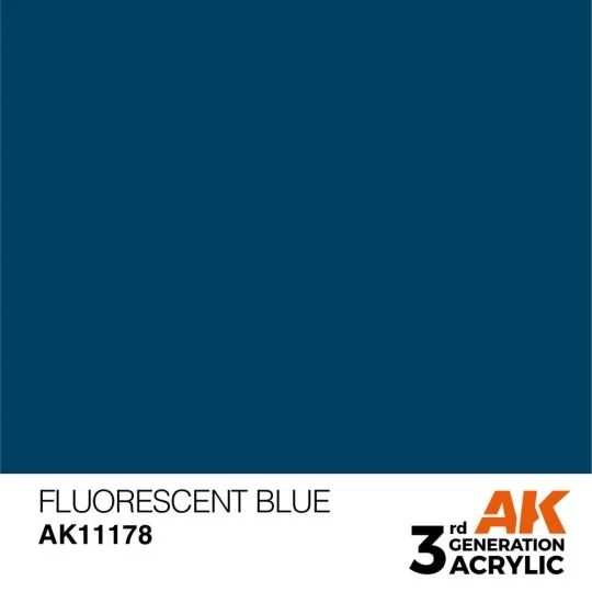 Fluorescent Blue 17ml - AK Interactive AK11178 Fluorescent Blue 17ml - AK Interactive AK11178