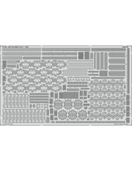 USS Iowa BB-61 HBB, 1/350 - Eduard Accessories BIG5371
