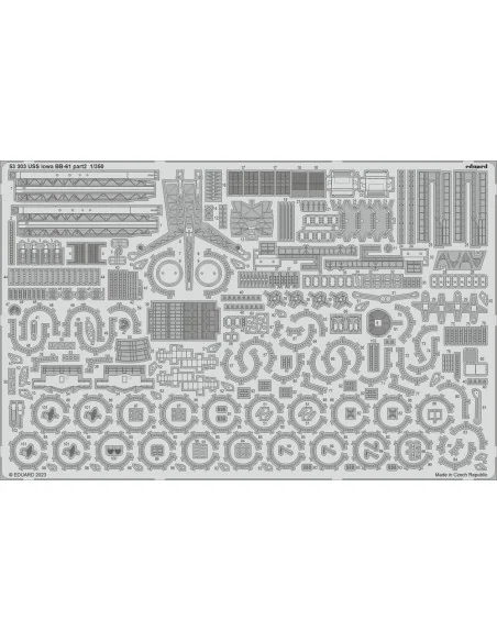 USS Iowa BB-61 HBB, 1/350 - Eduard Accessories BIG5371