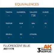 Fluorescent Blue 17ml - AK Interactive AK11178