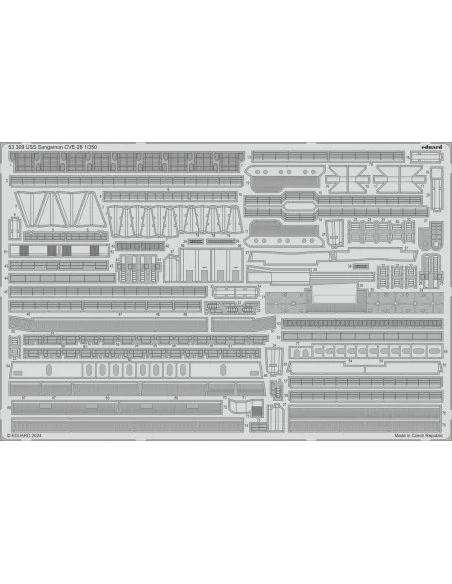[NO_DESC] USS Sangamon CVE-26, 1/350 - Eduard Accessories BIG5373