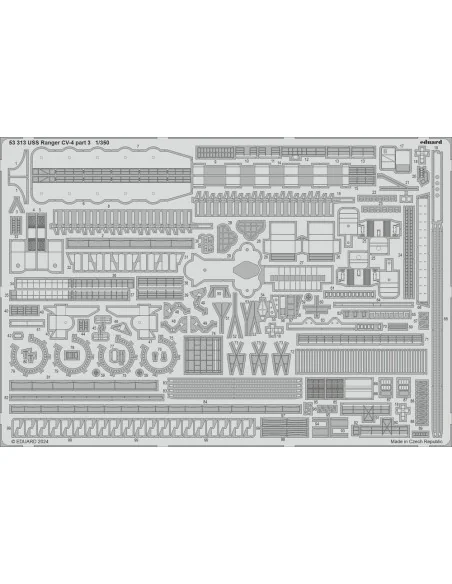 USS Ranger CV-4 0, 1/350 - Eduard Accessories BIG5374