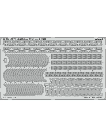 [NO_DESC] USS Midway CV-41 TRUMPETER, 1/350 - Eduard Accessories BI...