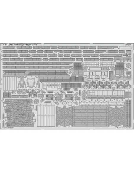 USS Midway CV-41 TRUMPETER, 1/350 - Eduard Accessories BIG5375