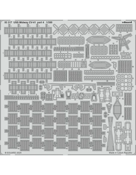 USS Midway CV-41 TRUMPETER, 1/350 - Eduard Accessories BIG5375