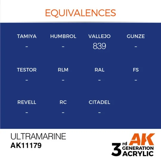 Ultramarine 17ml - AK Interactive AK11179