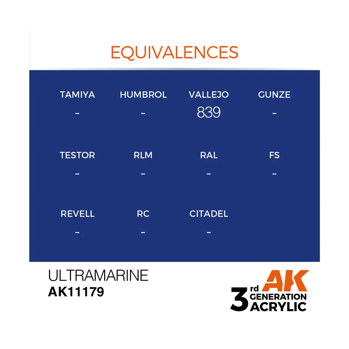 Ultramarine 17ml - AK Interactive AK11179