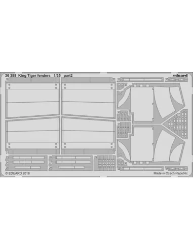 King Tiger initial for Takom, 1/35 - Eduard Accessories BIG3592