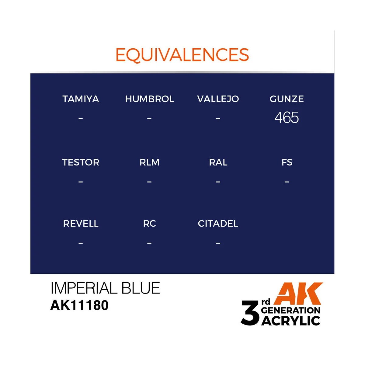 Imperial Blue 17ml - AK Interactive AK11180