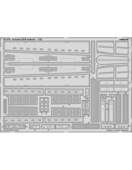 [NO_DESC] Tornado ECR for ITALERI, 1/32 - Eduard Accessories BIG33142