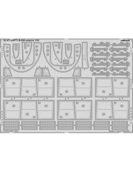 B-25H for HKM, 1/32 - Eduard Accessories BIG33143
