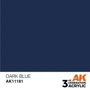 Dark Blue 17ml - AK Interactive AK11181 Dark Blue 17ml - AK Interactive AK11181
