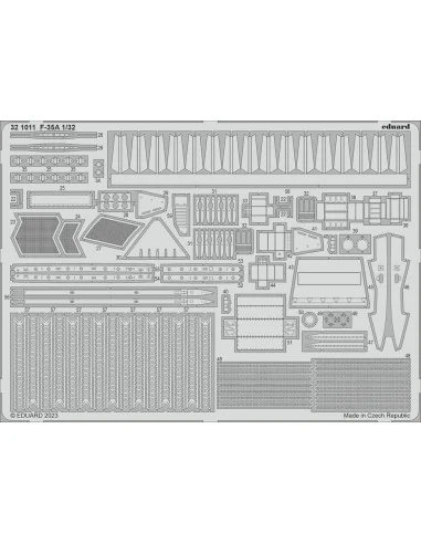 F-35A 1/32 TRUMPETER, 1/35 - Eduard Accessories BIG33155