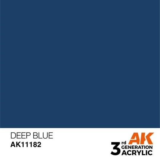 Deep Blue 17ml - AK Interactive AK11182 Deep Blue 17ml - AK Interactive AK11182