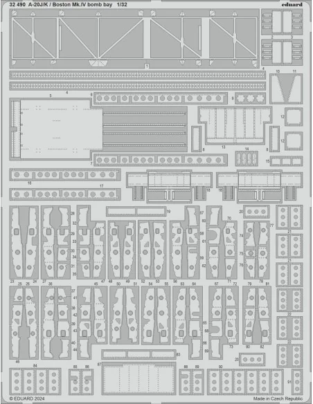 Boston Mk.IV, 1/32 - Eduard Accessories BIG33162