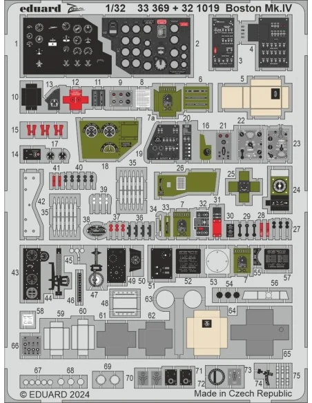 Boston Mk.IV, 1/32 - Eduard Accessories BIG33162