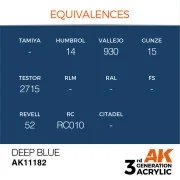 Deep Blue 17ml - AK Interactive AK11182 Deep Blue 17ml - AK Interactive AK11182
