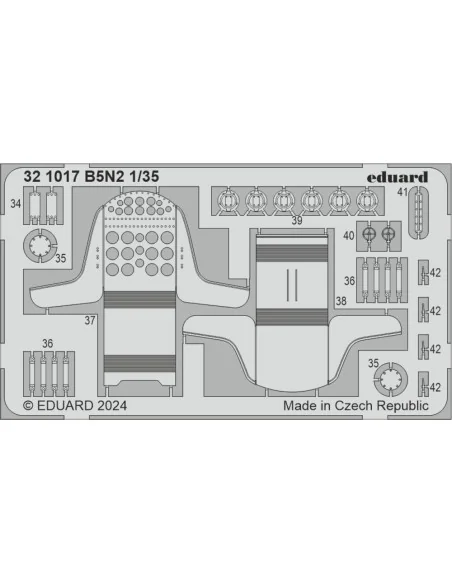 B5N2, 1/35 - Eduard Accessories BIG33163