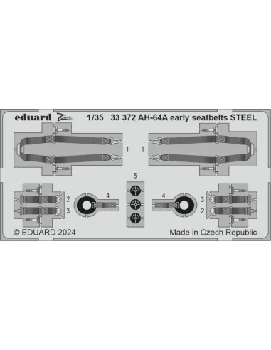AH-64A early TRUMPETER, 1/35 - Eduard Accessories BIG33164
