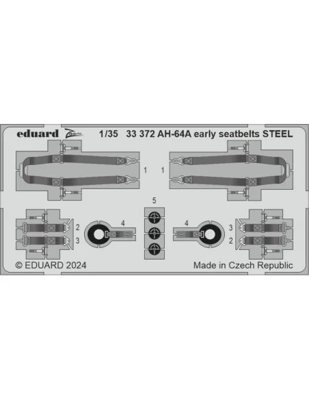 AH-64A early TRUMPETER, 1/35 - Eduard Accessories BIG33164
