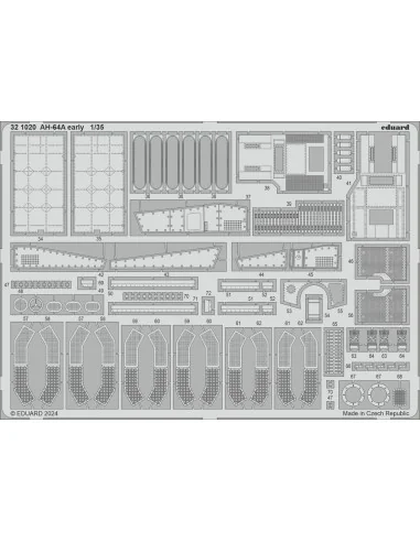 [NO_DESC] AH-64A early TRUMPETER, 1/35 - Eduard Accessories BIG33164
