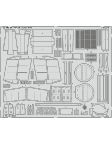 Bf 109F-4 HOBBY 2000 / HASEGAWA, 1/32 - Eduard Accessories BIG33167