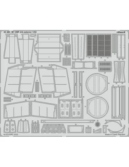 Bf 109F-4 HOBBY 2000 / HASEGAWA, 1/32 - Eduard Accessories BIG33167