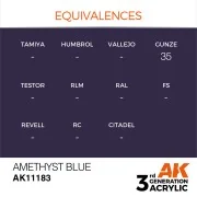 Amethyst Blue 17ml - AK Interactive AK11183 Amethyst Blue 17ml - AK Interactive AK11183