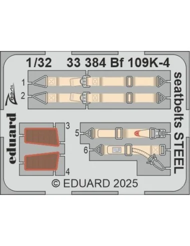 Bf 109K-4 for Kotare, 1/32 - Eduard Accessories BIG33169